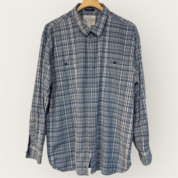 St. John's Bay Other - St. John's Bay Light Blue Checkered Men's Shirt 2X